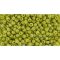 Japanese Toho Seed Beads Tube Round 11/0 Semi Glazed Rainbow - Lemongrass TR-11-2630F