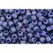 Japanese Toho Seed Beads Tube Round 8/0 Semi Glazed Rainbow - Soft Blue TR-08-2636F