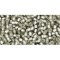 Japanese Toho Seed Beads Tube Round 11/0 Silver-Lined Frosted Black Diamond TR-11-29AF