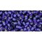 Japanese Toho Seed Beads Tube Round 8/0 Silver-Lined Frosted Dk Sapphire TR-08-28F