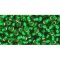 Japanese Toho Seed Beads Tube Round 8/0 Silver-Lined Grass Green TR-08-27B