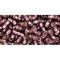 Japanese Toho Seed Beads Tube Round 8/0 Silver-Lined Med Amethyst TR-08-26B