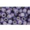 Japanese Toho Seed Beads Tube Round 6/0 Silver-Lined Milky Lavender TR-06-2124