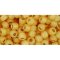 Japanese Toho Seed Beads Tube Round 6/0 Silver-Lined Milky Lt Topaz TR-06-2110