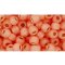 Japanese Toho Seed Beads Tube Round 6/0 Silver-Lined Milky Peach TR-06-2111
