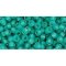 Japanese Toho Seed Beads Tube Round 8/0 Silver-Lined Milky Teal TR-08-2104