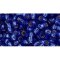 Japanese Toho Seed Beads Tube Round 8/0 Silver-Lined Sapphire TR-08-35