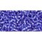 Japanese Toho Seed Beads Tube Round 11/0 Silver-Lined Sapphire TR-11-35