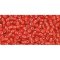 Japanese Toho Seed Beads Tube Round 11/0 Silver-Lined Siam Ruby TR-11-25B