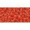 Japanese Toho Seed Beads Tube Round 8/0 Silver-Lined Siam Ruby TR-08-25B