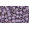 Japanese Toho Seed Beads Tube Round 6/0 PermaFinish - Translucent Silver-Lined Alexandrite  TR-06-PF2122