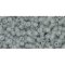 Japanese Toho Seed Beads Tube Round 11/0 Transparent-Frosted Lt Gray TR-11-9F