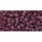 Japanese Toho Seed Beads Tube Round 8/0 Transparent-Frosted Med Amethyst TR-08-6BF