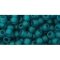 Japanese Toho Seed Beads Tube Round 6/0 Transparent Frosted Teal TR-06-7BDF