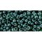 Japanese Toho Seed Beads Tube Round 11/0 Transparent-Lustered Green Emerald TR-11-118
