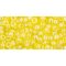 Japanese Toho Seed Beads Tube Round 8/0 Transparent-Rainbow Lemon TR-08-175