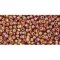 Japanese Toho Seed Beads Tube Round 11/0 Transparent-Rainbow Topaz TR-11-162C