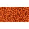 Japanese Toho Seed Beads Tube Round 11/0 Semi Glazed - Orange TR-11-2611F