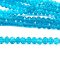 Imperial Crystal Bead Rondelle 3x4mm (130) Blue Aqua Dark