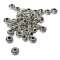 Cast Metal Beads Bicone Rondelle 6.5x3.5mm, Hole 2mm (50) Antique Silver
