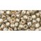 Japanese Toho Seed Beads Tube Round 6/0 Gold-Lined Black Diamond TR-06-993