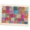 Printed Collage Sheet Floral Bright 20 to 10mm Squares - 150gsm Coated Paper