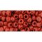 Japanese Toho Seed Beads Tube Round 6/0 Opaque Cherry TR-06-45A
