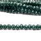 Imperial Crystal Bead Rondelle 3x4mm (130) Opaque Green Dark