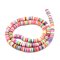 Polymer Clay Beads Heishi Discs 6x1mm Mix - 1 Strand