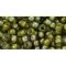 Japanese Toho Seed Beads Tube Round 6/0 Inside-Color Luster Black Diamond/Opaque Yellow-Lined