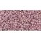Japanese Toho Seed Beads Tube Round 15/0 Inside-Color Crystal/Lavender-Lined TR-15-353