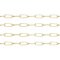 Chain Paperclip 304 Stainless Steel 5.5mm - 2 Metres - Gold