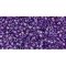 Japanese Toho Seed Beads Tube Treasure #1 11/0 Cylinder Royal Purple-Lined Aqua