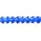 Imperial Crystal Bead Rondelle 8x10mm (70) Blue Sapphire