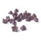 Czech Glass Beads Flower Bell Five Point 6x9mm (10) Purple Silk