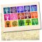 Printed Collage Sheet Tree Of Life 25mm Square - 150gsm Coated Paper Patterned Back