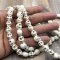 Howlite (Synthetic) Beads "Sugar Skulls" Medium 10x8mm (30) White