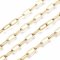 Chain Paperclip 304 Stainless Steel 9mm - 1 Metres - 18K Gold Plated
