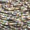 Imperial Crystal Bead Rondelle 2x3mm (180) Olive & Mauve Opaque Mix
