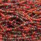 Imperial Crystal Bead Rondelle 2x3mm (180) Red Mix