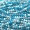Imperial Crystal Bead Rondelle 4x6mm (95) Electroplated Mix Blue Aqua