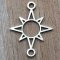 Stainless Steel Charm /Connector Star 01 16x21mm (1) Original