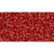 Japanese Toho Seed Beads Tube Round 15/0 Transparent-Frosted Ruby TR-15-5CF
