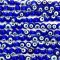Millefiori Evil Eye Glass Beads  Round 8mm (45) Blue