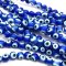Millefiori Evil Eye Glass Beads  Round 6mm (60) Blue