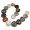 Gemstone Mixed Beads Hearts 25mm - Green Aventurine, Rose Quartz, Red Agate, Tiger Eye & Amethyst
