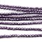Czech Faceted Round Firepolished Glass Beads 3mm (50) ColorTrends: Saturated Metallic Tawny Port