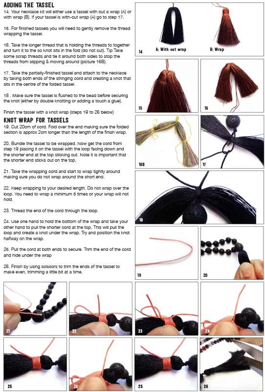 Jewellery Beading Kit Hand Knotted 108 Mala Necklace Tusk