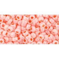 Japanese Toho Seed Beads Tube Round 8/0 Ceylon Peach Blush TR-08-905