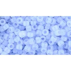 Japanese Toho Seed Beads Tube Round 8/0 HYBRID ColorTrends: Milky - Airy Blue TR-08-YPS0024